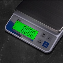 Polit Food Kitchen Scale KT-66, 30lb/13Kg Digital Kitchen Scale Weight Gram Ounce 1g/0.03oz Accuracy, Premium Stainless Steel with LED Display, 5 Units for Baking and Cooking (Power Adaptor Included)