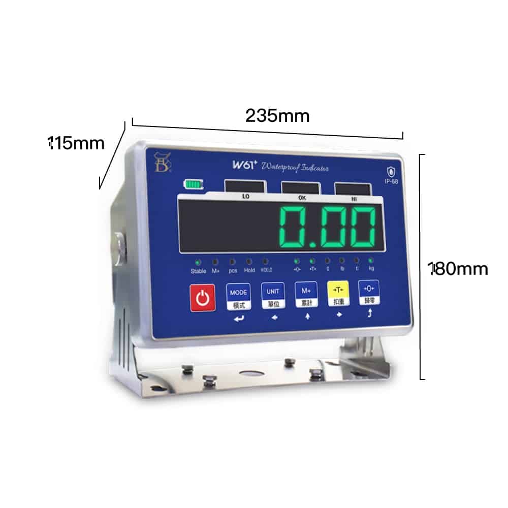 W61+ Waterproof weighing indicator|Weighing Solutions|Polit Smart Scale