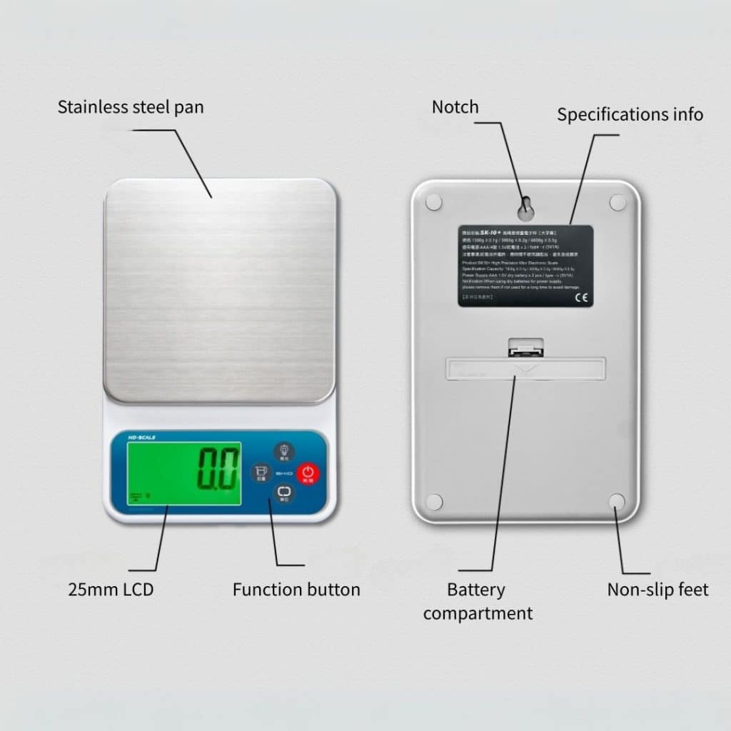 SK-10+ Food Kitchen Scale｜Weighing Solutions｜Polit Smart Scale