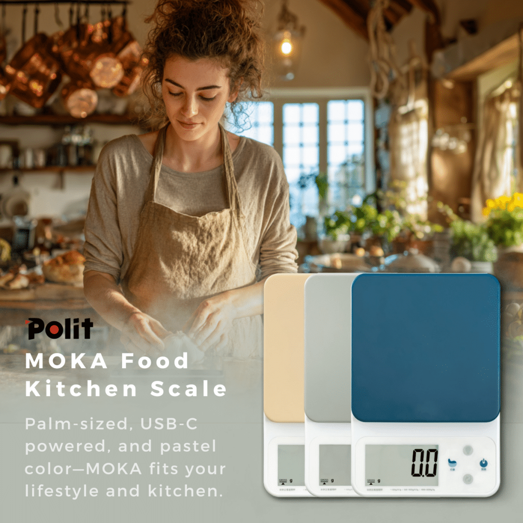 MOKA Food Kitchen Scale|Weighing Solutions|Polit Smart Scale
