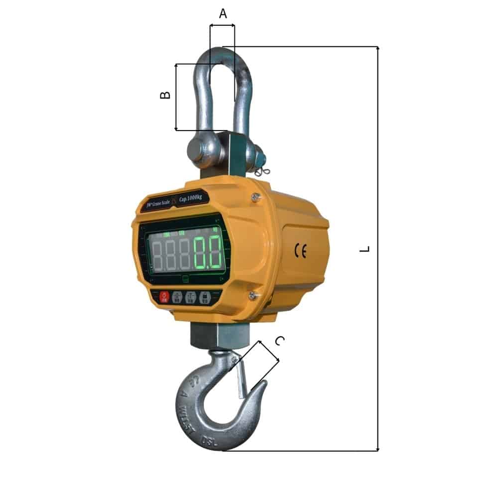 JW+ Series Industrial Crane Scale (1T – 5T) - Image 3