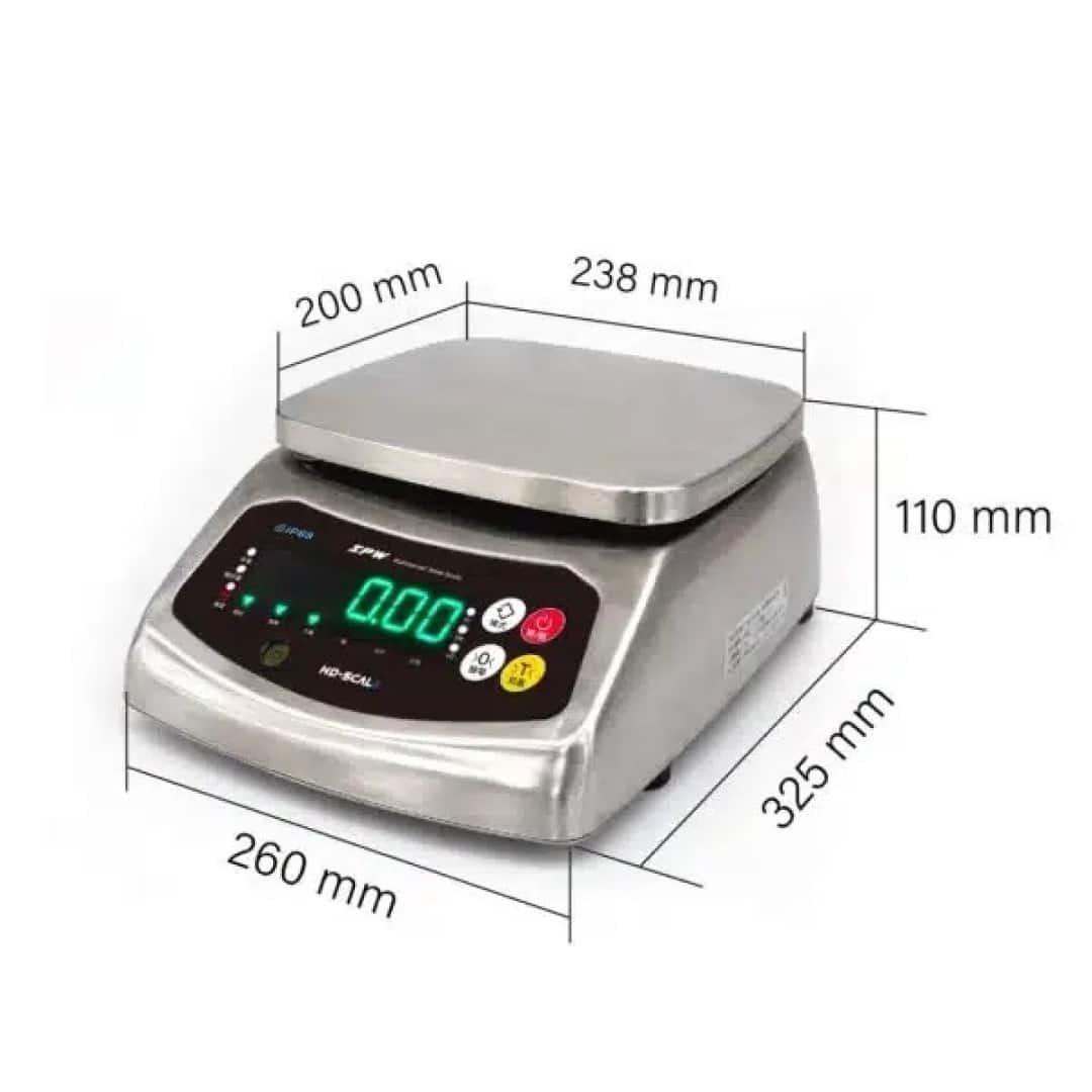 IPW+ IP68 Stainless Steel Waterproof Table Scale|Weighing Solutions|Polit Smart Scale